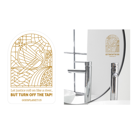 Free Bathroom Mirror Cling Digital Download